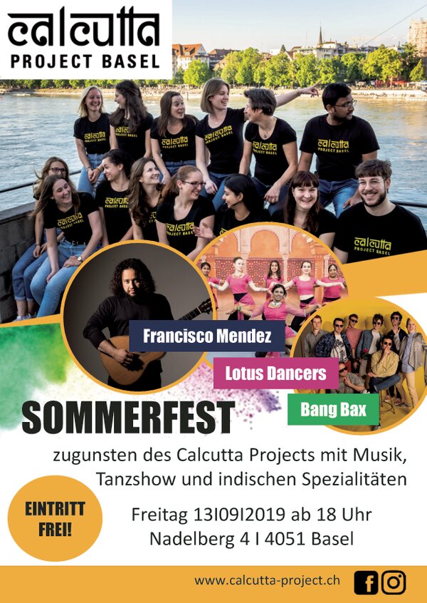 Calcutta Project Sommerfest in Basel