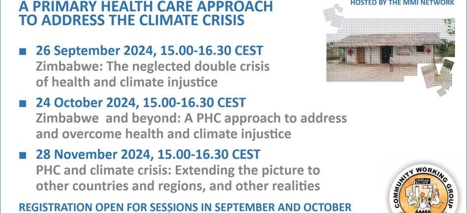 A PHC approach to address and overcome health and climate injustice