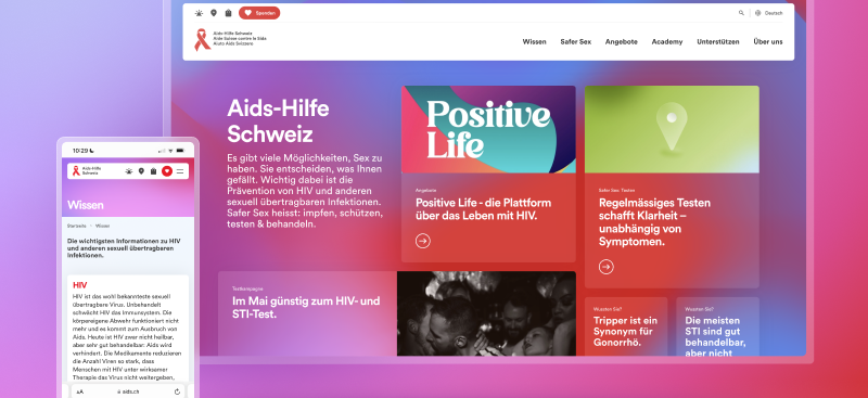 Unsere Webseite aids.ch ist neu!