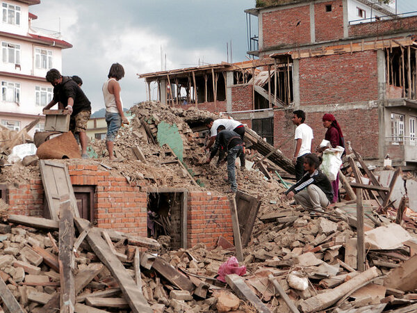 Erdbeben in Nepal - geforderte Katastrophenhilfe