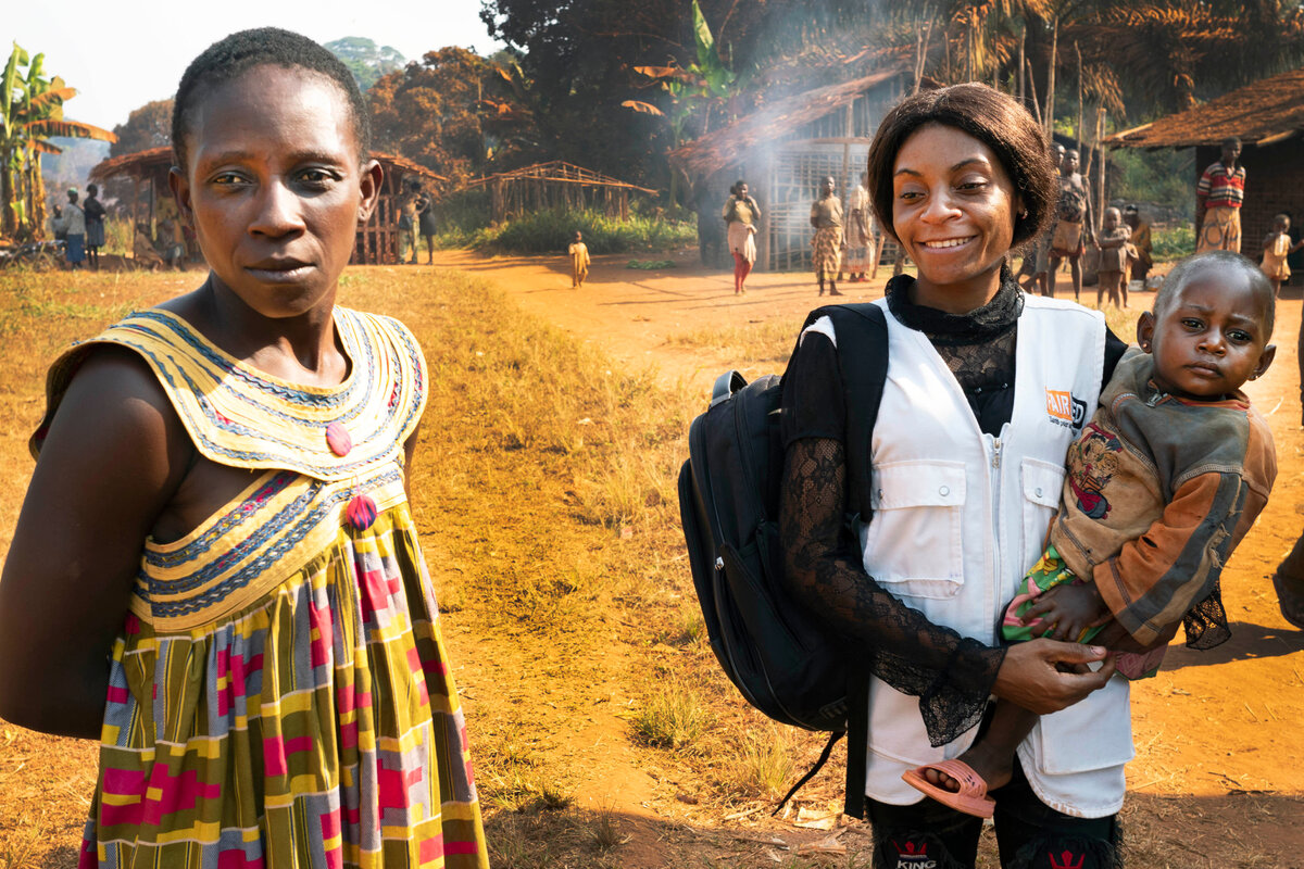 Reaching the remote villages. Photo: © FAIRMED