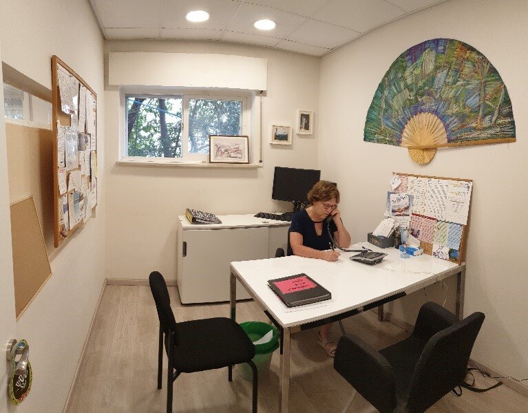 JRCC Hotline Jérusalem/ Israël. Photo: © Fondation Surgir <br>