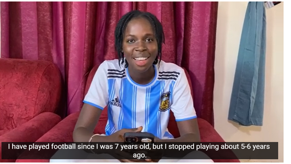 Aminata Dieng aus dem Senegal. Screenshot MMS.<br>