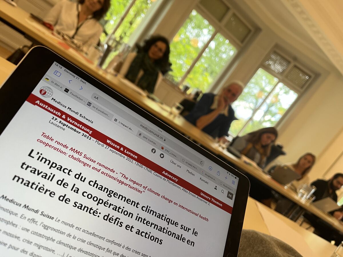 « L’impact du changement climatique sur le travail de la coopération internationale en matière de santé : défis et actions » 