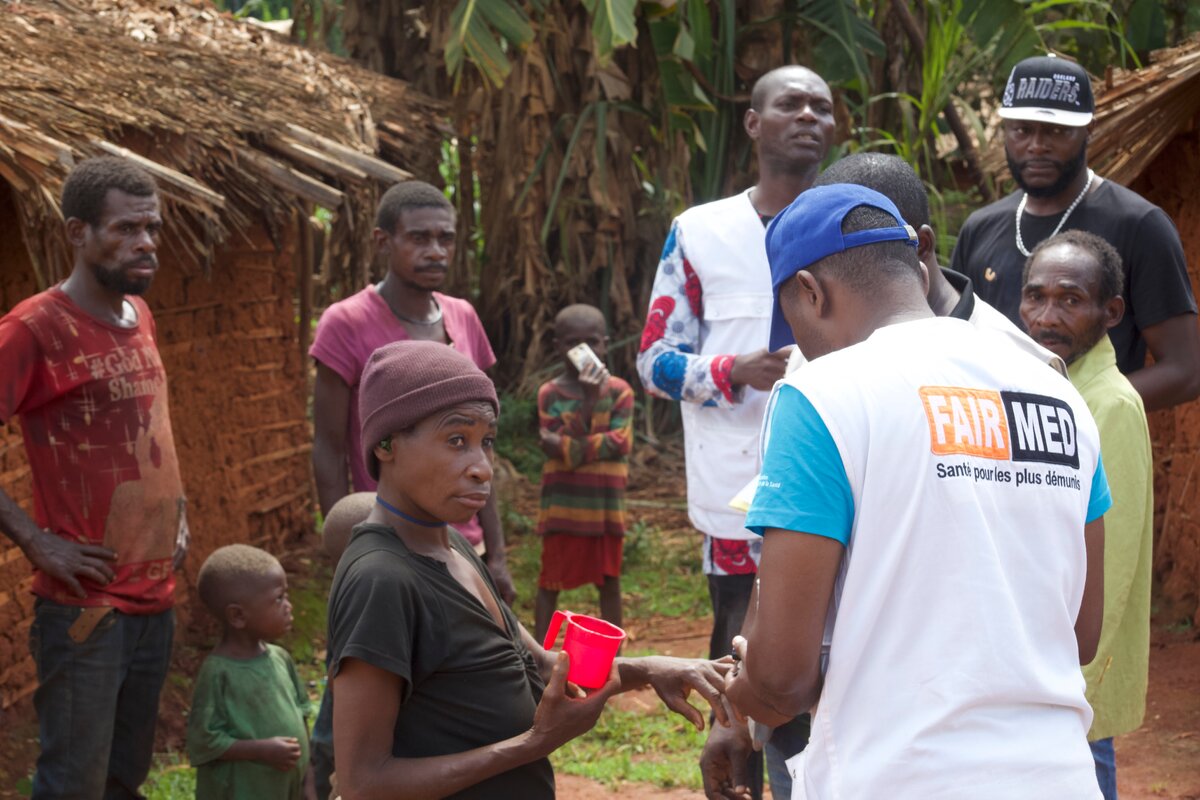 Reaching the remote villages – communication with the communities. Photo: © FAIRMED
