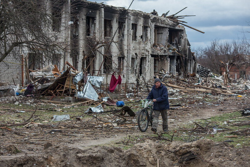 The village of Novoselivka, near Chernihiv. Photo: Oleksandr Ratushniak / UNDP Ukraine/flickr.com; CC BY-ND 2.0<br>