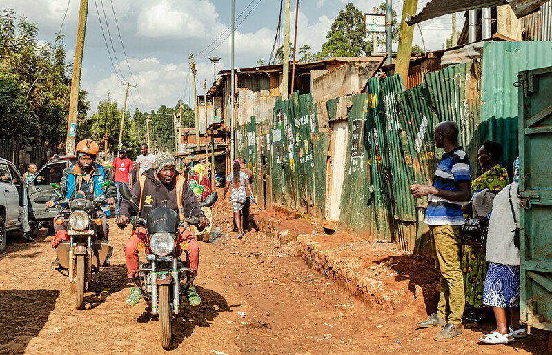 Kibagare Slum in Nairobi, Kenya. Photo: Ninara/flickr.com; CC BY 4.0 Deed<br>