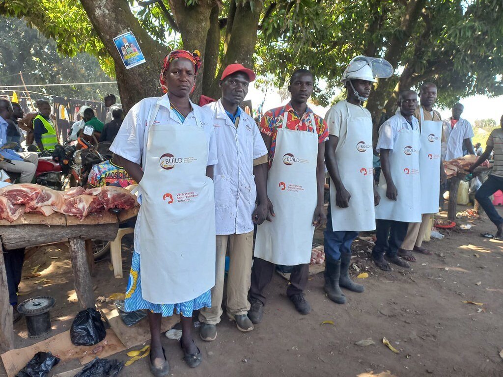 Ausbildung von Fleischverkäufern, Uganda 2023. Foto: VSF-G/ Steven Kakooza/flickr.com; CC BY-NC-ND 2.0 Deed 