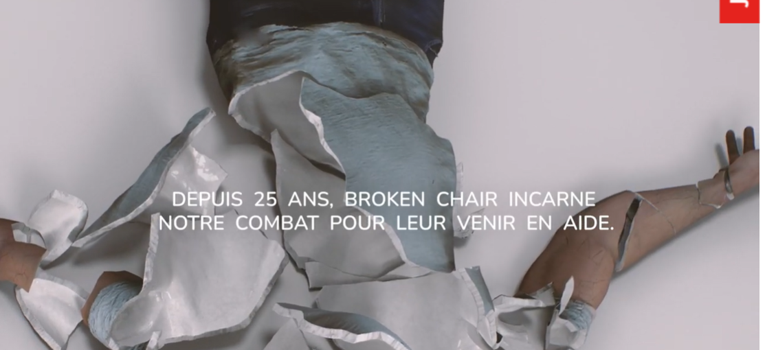 Handicap International célèbre  les 25 ans de Broken Chair