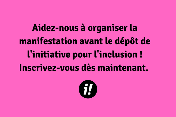 Nous avons réussi : l'Initiative pour l’inclusion atteint son but !