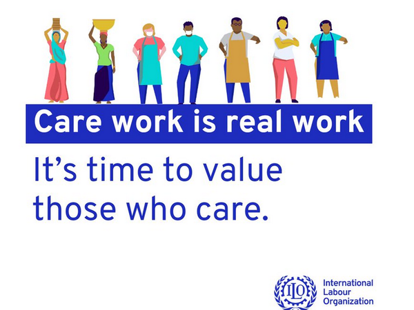 Unpaid care work prevents 708 million women from participating in the labour market